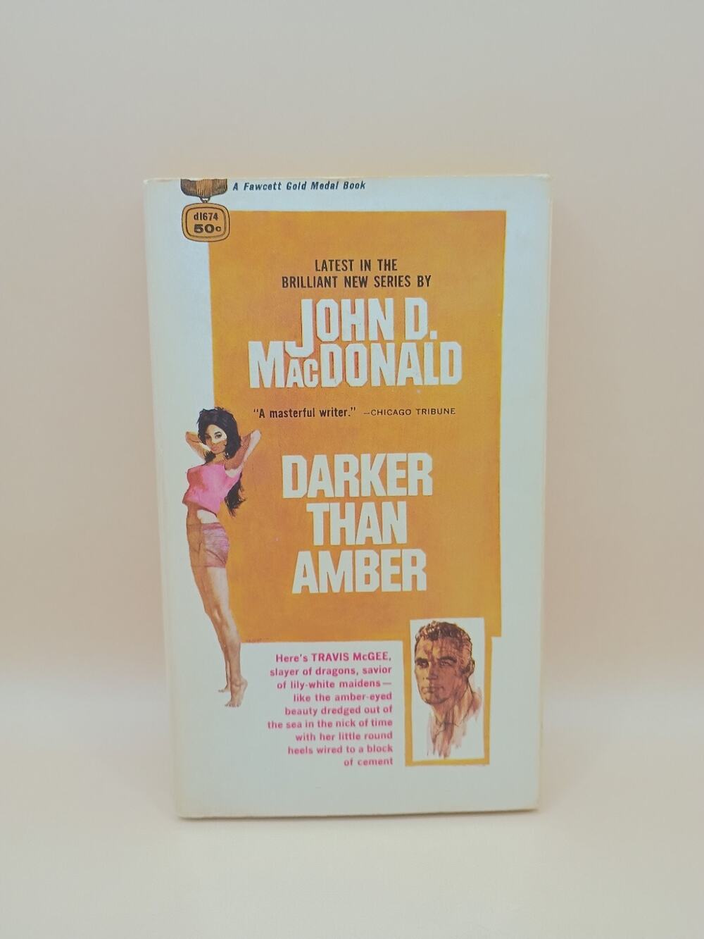 John D MacDonald / Darker Than Amber 1st Edition